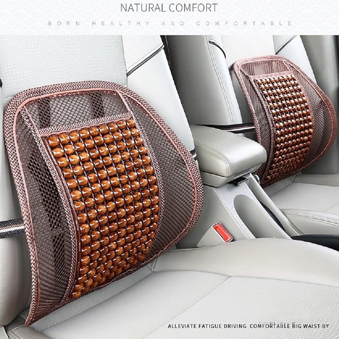 Picture of Seat Back Support For Car/Home/ Office Chair - Brown - Brown