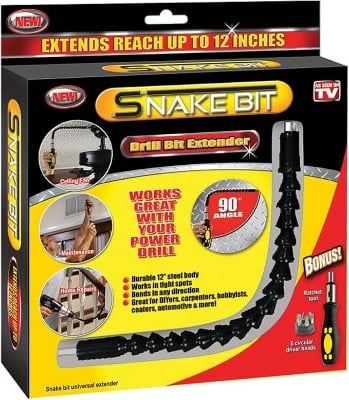 Picture of As Seen on TV SN-MC12 Snake Bit Drill Bit Extender