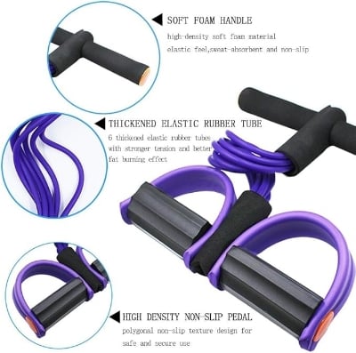 Picture of Tummy Trimmer / Exercise Waist Abs Workout Fitness Equipment / Slimming Care Pedal - Multicolor
