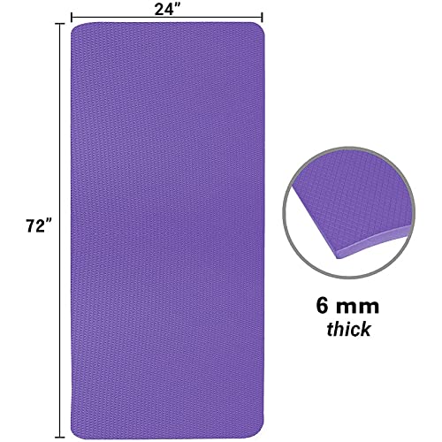 Picture of YOGA MAT 3'/6' Pati-8mm Rubber - 1 pc - Multicolor