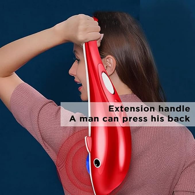 Picture of Dolphin Infrared Body Energy King Massager (Red) - Red