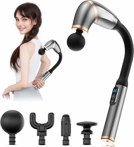 Picture of Neck Gun Body Massager - White