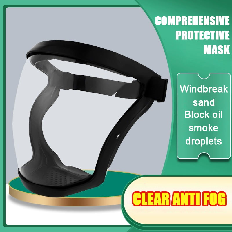 Picture of Work Protection Transparent Facial Protector FaceMask Protective Outdoor Heating Home Kitchen Tools Full Mall - Multicolor
