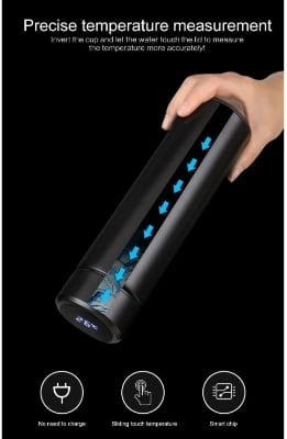 Picture of 500ml Temperature Smart Vacuum Flask - Multicolor