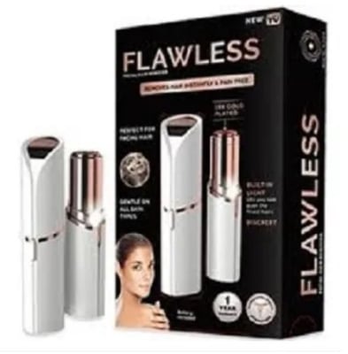 Picture of New Flawless Facial Hair Remover- USB Rechargeable White,Pink - Multicolor