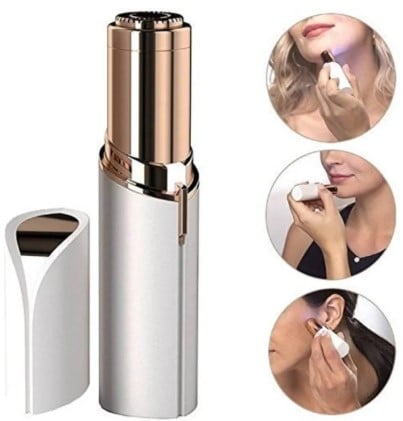 Picture of New Flawless Facial Hair Remover- USB Rechargeable White,Pink - Multicolor