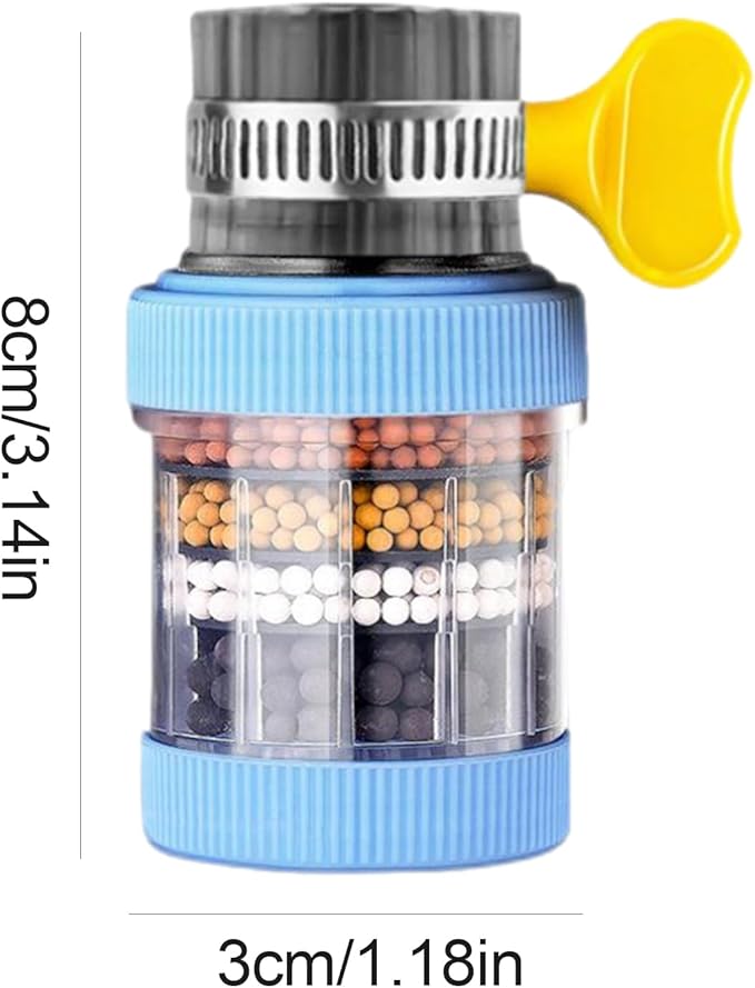 Picture of Kitchen Water Faucet Filter 6 Layers Nozzle Filter 360 Degree Rotation Faucet Purifier Water Tap Nozzle Filter2026 - Multicolor
