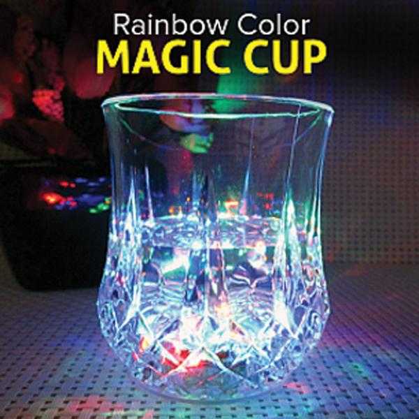 Picture of RAINBOW COLOR CUP with color light - White