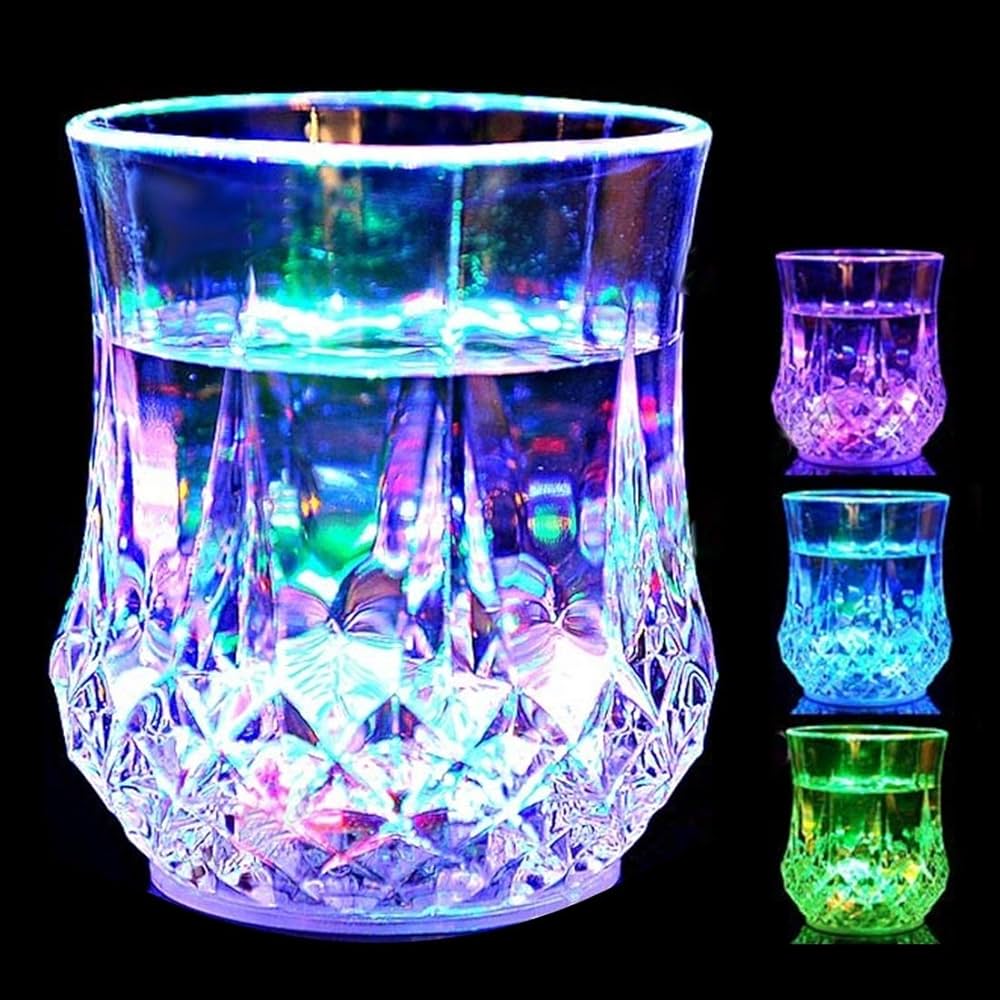 Picture of RAINBOW COLOR CUP with color light - White