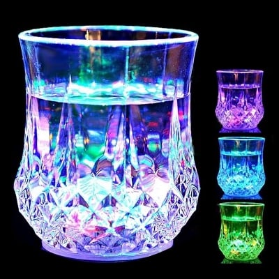 Picture of RAINBOW COLOR CUP with color light - White