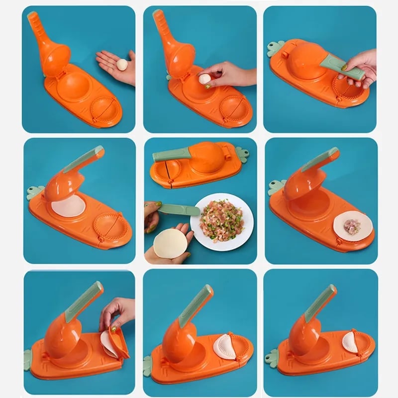 Picture of Dumpling Mold Pressing Dumpling Maker Noodle Press Pitha Maker Dumpling Machine - Multicolor - Int: One size