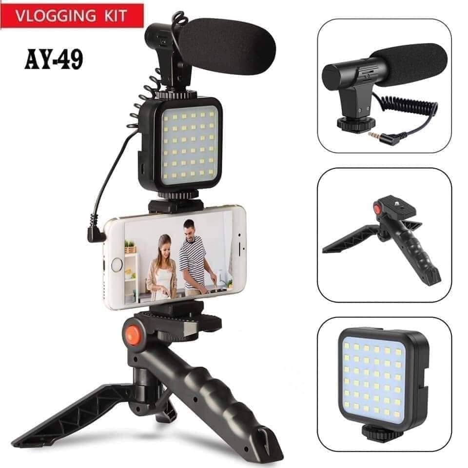 Picture of 2024 New Model ORIGINAL VIDEO Making Kit VLOGGING KIT FOR LIVE STREAMING KIT-AY49 - Black - Int: One size