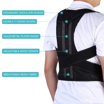 Picture of Smartly new Royal Posture Back Support Belt..Black Colour - Black - Int: One size