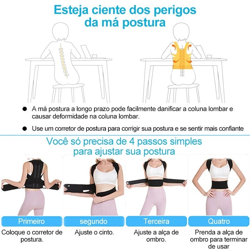 Picture of Smartly new Royal Posture Back Support Belt..Black Colour - Black - Int: One size
