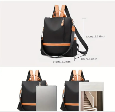 Picture of Women Large Capacity Outdoor Tote Bag - Black - Int: One size
