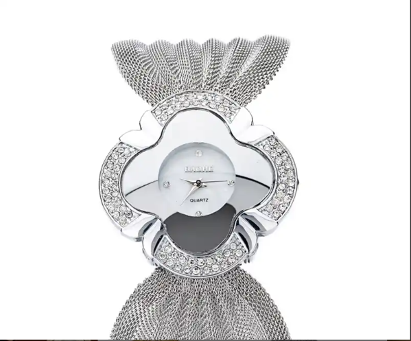 Picture of Elegant Butterfly Silver Watch - Silver - Int: One size