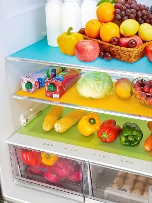 Picture of 4PCS/Set Refrigerator Pad Moisture Silicone Pad Refrigerator Mats Fridge Waterproof - Int: One size