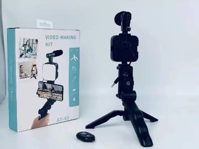 Picture of New Smart Deal 24 New Video VLOGGING KIT FOR LIVE STREAMING KIT-AY49 - Black - Int: One size