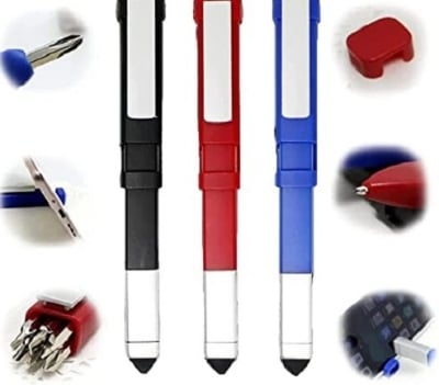 Picture of Smart Portable Multitool Pen-Shaped Phone Holder with Screwdriver Sets-New 2024 - Multicolor - Int: One size