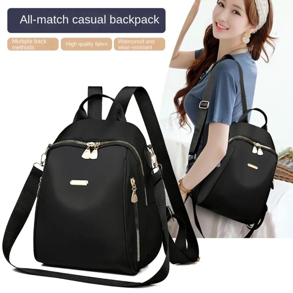 Picture of New Female Backpacks High Capacity Waterproof - Black - Int: One size