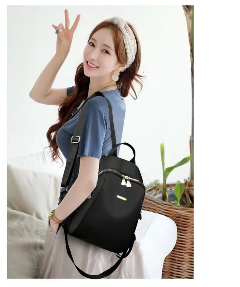 Picture of New Female Backpacks High Capacity Waterproof - Black - Int: One size