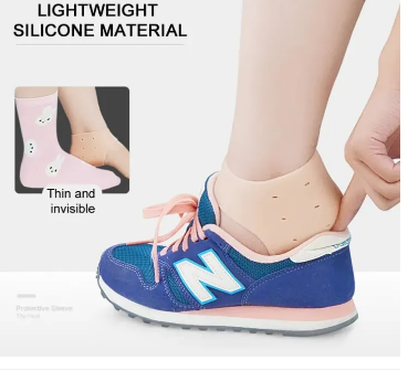 Picture of Pack of 1 Silicone Moisturizing Gel Heel Anti-Crack Socks to Eliminate Cracks Feet Skin Care.. - Multicolor - Int: One size