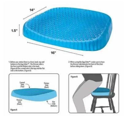 Picture of Exclusive Silicone Egg Sitter Cushion/ - Blue - Int: One size