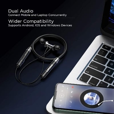 Picture of Lenovo Waterproof HE05 X Sports Earphone - Int: One size