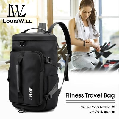 Picture of New 4in1 Bag | Travel Bag | Gym Bag | Carry Shoe | V10 - Blue
