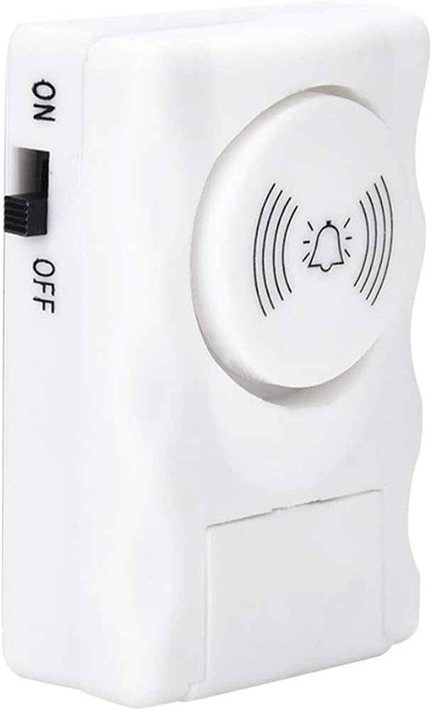 Picture of Wireless Window Door Entry Security Burglar Alarm Chime Doorbell Magnetic Sensor - White - Int: One size