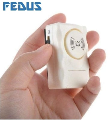 Picture of Wireless Window Door Entry Security Burglar Alarm Chime Doorbell Magnetic Sensor - White - Int: One size