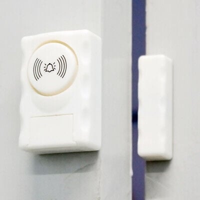 Picture of Wireless Window Door Entry Security Burglar Alarm Chime Doorbell Magnetic Sensor - White - Int: One size