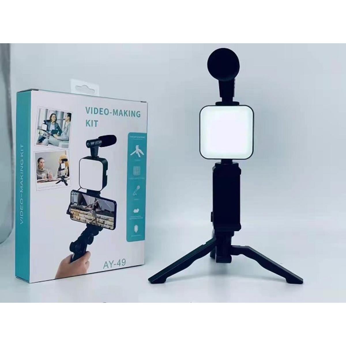 Picture of VIDEO Making Kit VLOGGING KIT FOR LIVE STREAMING KIT-AY49 - Black - Int: One size