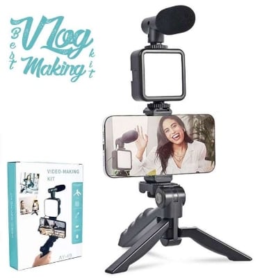 Picture of VIDEO Making Kit VLOGGING KIT FOR LIVE STREAMING KIT-AY49 - Black - Int: One size