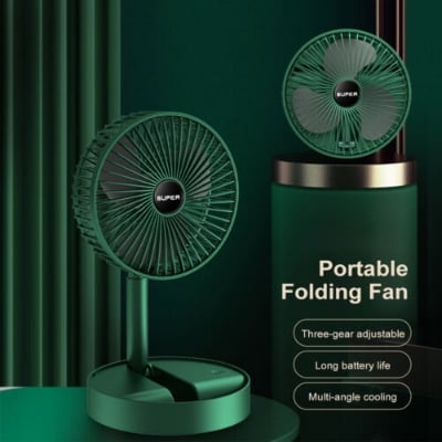 Picture of Rechargeable Usb Home Outdoor Camping Electric BABY Fan - Green - Int: One size