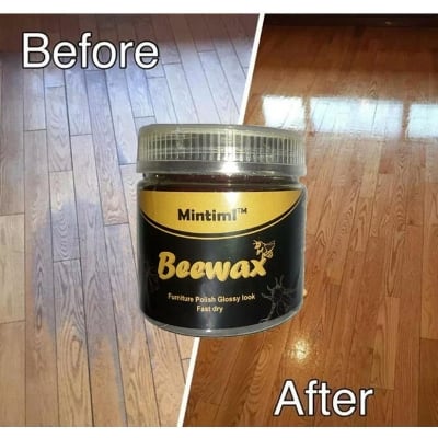 Picture of Natural Beeswax Wood Furniture Wax Polish Polishing - Brown - Int: One size