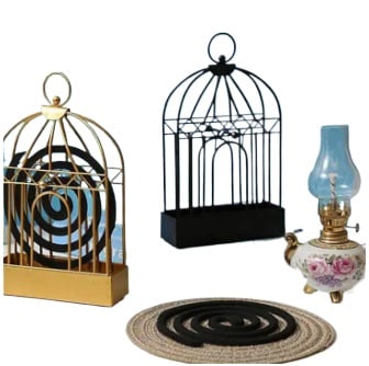 Picture of Mosquito Coils Box,Mosquito Coil Rack Plate with Cover and Handle for Home,Outdoor,Mosquito Coil Holder..... - Multicolor - Int: One size
