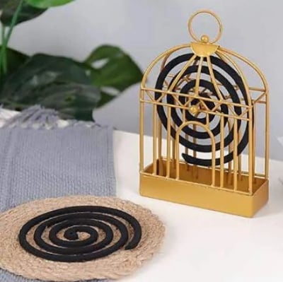 Picture of Mosquito Coils Box,Mosquito Coil Rack Plate with Cover and Handle for Home,Outdoor,Mosquito Coil Holder..... - Multicolor - Int: One size