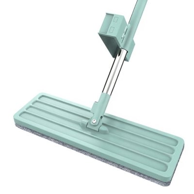 Picture of Konco Mop Floor Cleaning Microfiber Mop Squeeze Flat Mop 360 Rotation Spin Mop Wet/Dry Floor Cleaning Hand Wash Free Konco Mop Floor Cleaning Microfiber Mop Squeeze Flat Mop 360 Rotation Spin Mop Wet/Dry Floor Cleaning Hand Wash Free