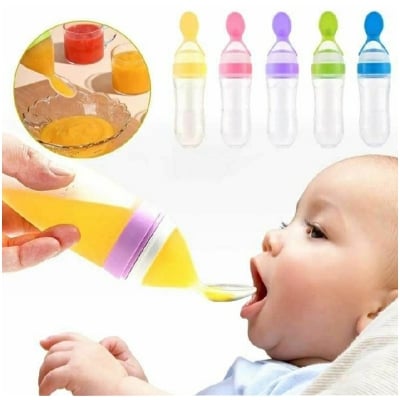 Picture of This feeding tool serves as a great introduction of fresh food to your baby.     It is easy to use and simple to clean. Feeder is made of non-toxic food silicone material.     It is used to feed your baby, and will be perfect for relieving teething.A