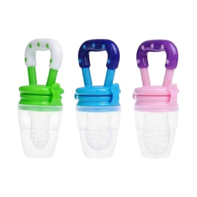 Picture of Baby Pacifier Nipple Feeder Newborn Infant Soother Fresh Fruit Food Milk Nibbler Feeder Safety Silicone Toddlers Puting Teat