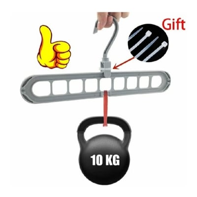 Picture of 1pcs High Quality Multi-functional Magic Hanger Storage Artifact Hanger 9 Hole Folding Hanger