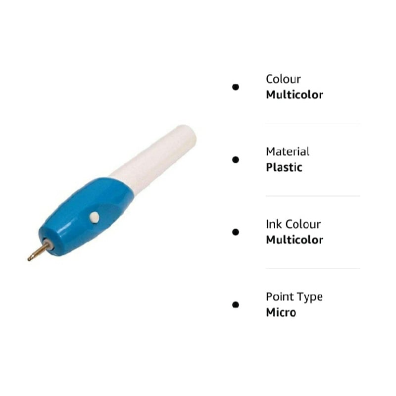 Picture of 1pcs Permanent Engrave it Pen Metal Glass Plastic Wood Engraver Battery operated