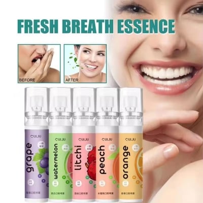 Picture of Oral Fresh Spray Mouth Freshener Oral Odor Treatment Peach 22ml Oral Breath Persistent