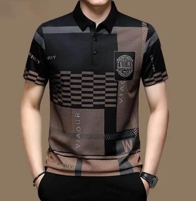 Picture of Premium China Polo Shirt For Men (Code Black )