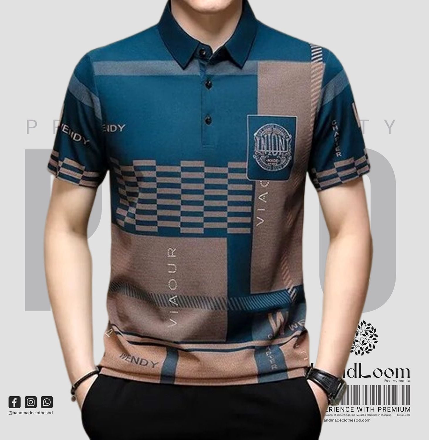 Picture of Premium China Polo Shirt For Men (Code Black )