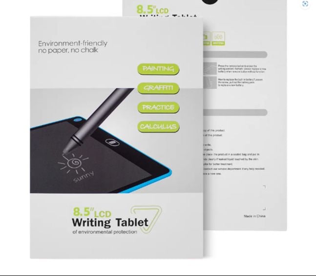 Picture of writing for kids 8.5 inch LCD drawing tablet lcd electronic writing pad drawing board New Gadgets Gift for Kids.. - Black - Int: One size