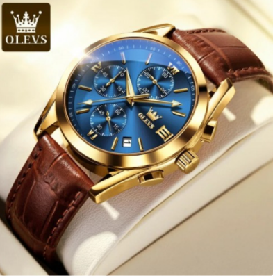 Picture of OLEVS Brands Luxury Men's Watch Code 2827 Blue - Int: One size