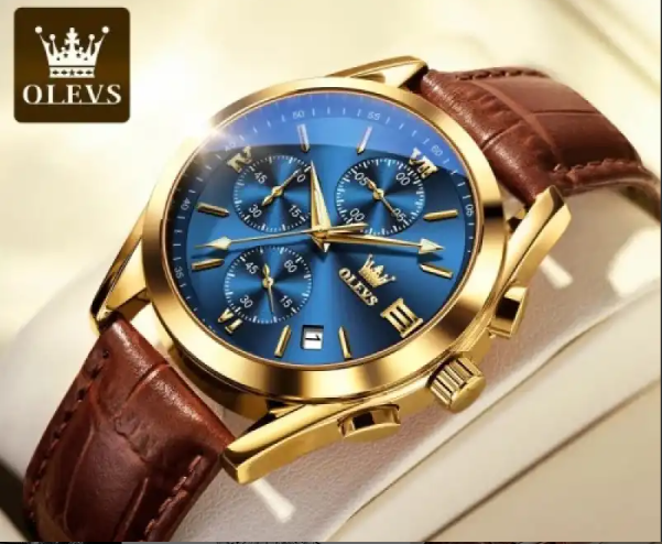Picture of OLEVS Brands Luxury Men's Watch Code 2827 Blue - Int: One size