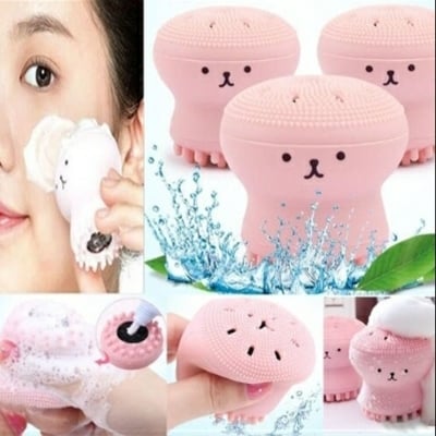 Picture of Silicone Facial Cleansing Brush Face cleaning Makeup cleaner Tool Deep Pore exfoliater black heads removal Best For Manicure Pedicure Beauty Massage